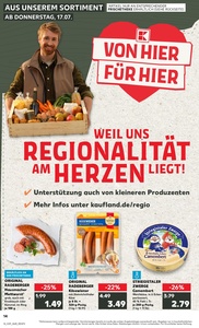 Kaufland Prospekt - Regionale Angebote ab 17.07.