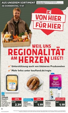 Kaufland Prospekt - Regionale Angebote ab 17.07.