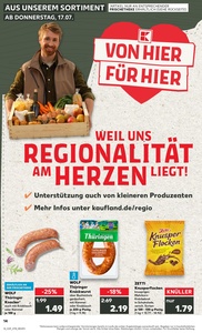 Kaufland Prospekt - Regionale Angebote ab 17.07.