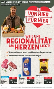 Kaufland Prospekt - Regionale Angebote ab 17.07.