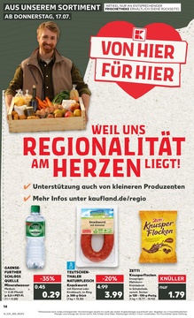 Kaufland Prospekt - Regionale Angebote ab 17.07.