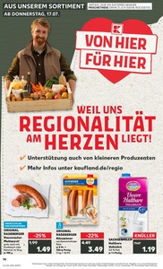 Kaufland Prospekt - Regionale Angebote ab 17.07.