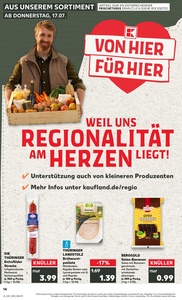 Kaufland Prospekt - Regionale Angebote ab 17.07.