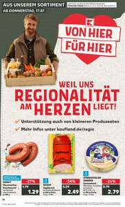 Kaufland Prospekt - Regionale Angebote ab 17.07.