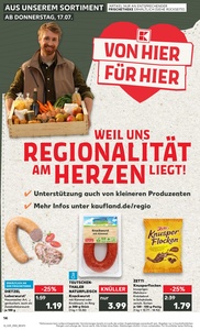 Kaufland Prospekt - Regionale Angebote ab 17.07.