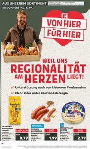 Kaufland Prospekt - Regionale Angebote ab 17.07.
