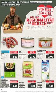 Kaufland Prospekt - Regionale Angebote ab 17.07.