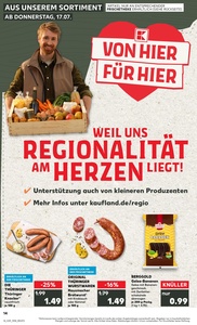 Kaufland Prospekt - Regionale Angebote ab 17.07.