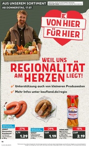 Kaufland Prospekt - Regionale Angebote ab 17.07.