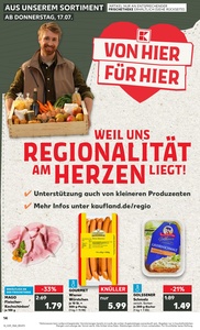 Kaufland Prospekt - Regionale Angebote ab 17.07.