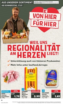 Kaufland Prospekt - Regionale Angebote ab 17.07.