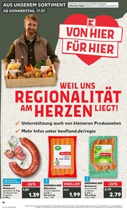 Kaufland Prospekt - Regionale Angebote ab 17.07.