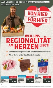 Kaufland Prospekt - Regionale Angebote ab 17.07.