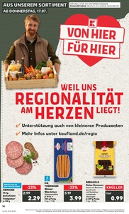 Kaufland Prospekt - Regionale Angebote ab 17.07.