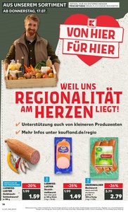 Kaufland Prospekt - Regionale Angebote ab 17.07.