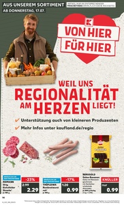 Kaufland Prospekt - Regionale Angebote ab 17.07.
