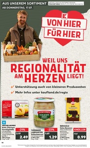 Kaufland Prospekt - Regionale Angebote ab 17.07.