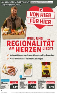 Kaufland Prospekt - Regionale Angebote ab 17.07.