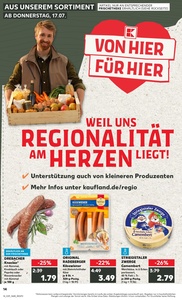 Kaufland Prospekt - Regionale Angebote ab 17.07.
