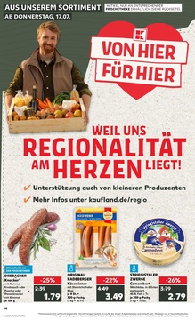 Kaufland Prospekt - Regionale Angebote ab 17.07.