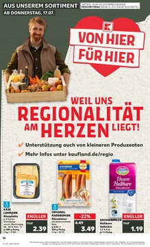 Kaufland Prospekt - Regionale Angebote ab 17.07.