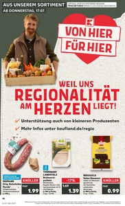 Kaufland Prospekt - Regionale Angebote ab 17.07.