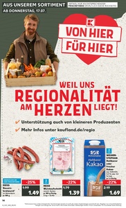 Kaufland Prospekt - Regionale Angebote ab 17.07.