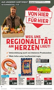 Kaufland Prospekt - Regionale Angebote ab 17.07.