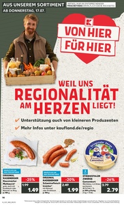 Kaufland Prospekt - Regionale Angebote ab 17.07.