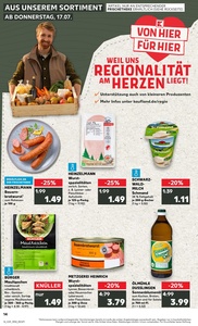 Kaufland Prospekt - Regionale Angebote ab 17.07.