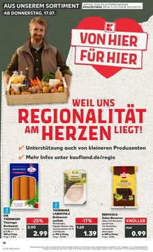 Kaufland Prospekt - Regionale Angebote ab 17.07.