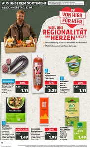 Kaufland Prospekt - Regionale Angebote ab 17.07.