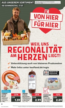 Kaufland Prospekt - Regionale Angebote ab 17.07.