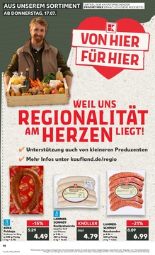Kaufland Prospekt - Regionale Angebote ab 17.07.