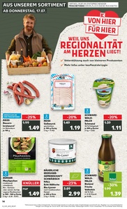 Kaufland Prospekt - Regionale Angebote ab 17.07.