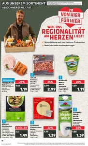 Kaufland Prospekt - Regionale Angebote ab 17.07.
