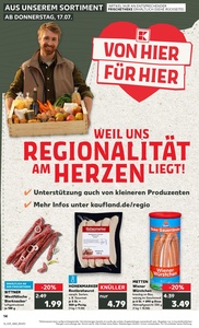 Kaufland Prospekt - Regionale Angebote ab 17.07.