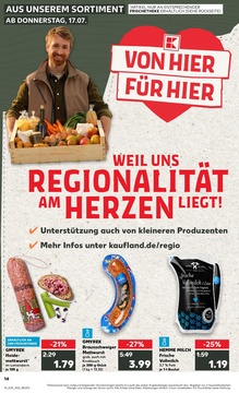 Kaufland Prospekt - Regionale Angebote ab 17.07.