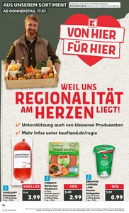 Kaufland Prospekt - Regionale Angebote ab 17.07.