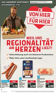 Kaufland Prospekt - Regionale Angebote ab 17.07.
