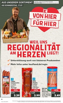 Kaufland Prospekt - Regionale Angebote ab 17.07.
