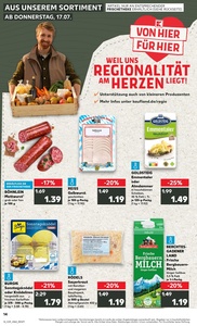 Kaufland Prospekt - Regionale Angebote ab 17.07.
