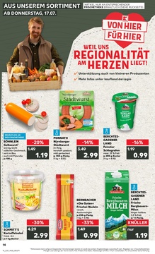 Kaufland Prospekt - Regionale Angebote ab 17.07.