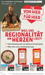 Kaufland Prospekt - Regionale Angebote ab 17.07.
