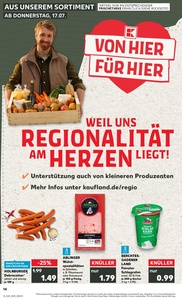 Kaufland Prospekt - Regionale Angebote ab 17.07.