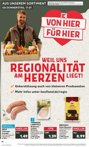 Kaufland Prospekt - Regionale Angebote ab 17.07.