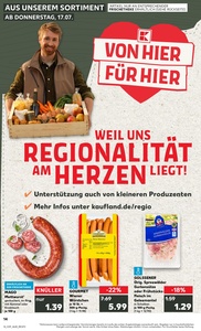 Kaufland Prospekt - Regionale Angebote ab 17.07.