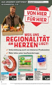 Kaufland Prospekt - Regionale Angebote ab 17.07.