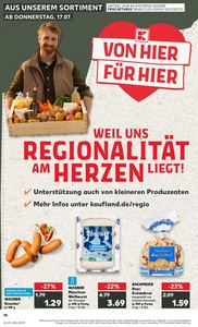 Kaufland Prospekt - Regionale Angebote ab 17.07.