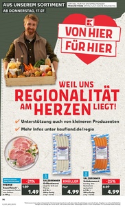 Kaufland Prospekt - Regionale Angebote ab 17.07.